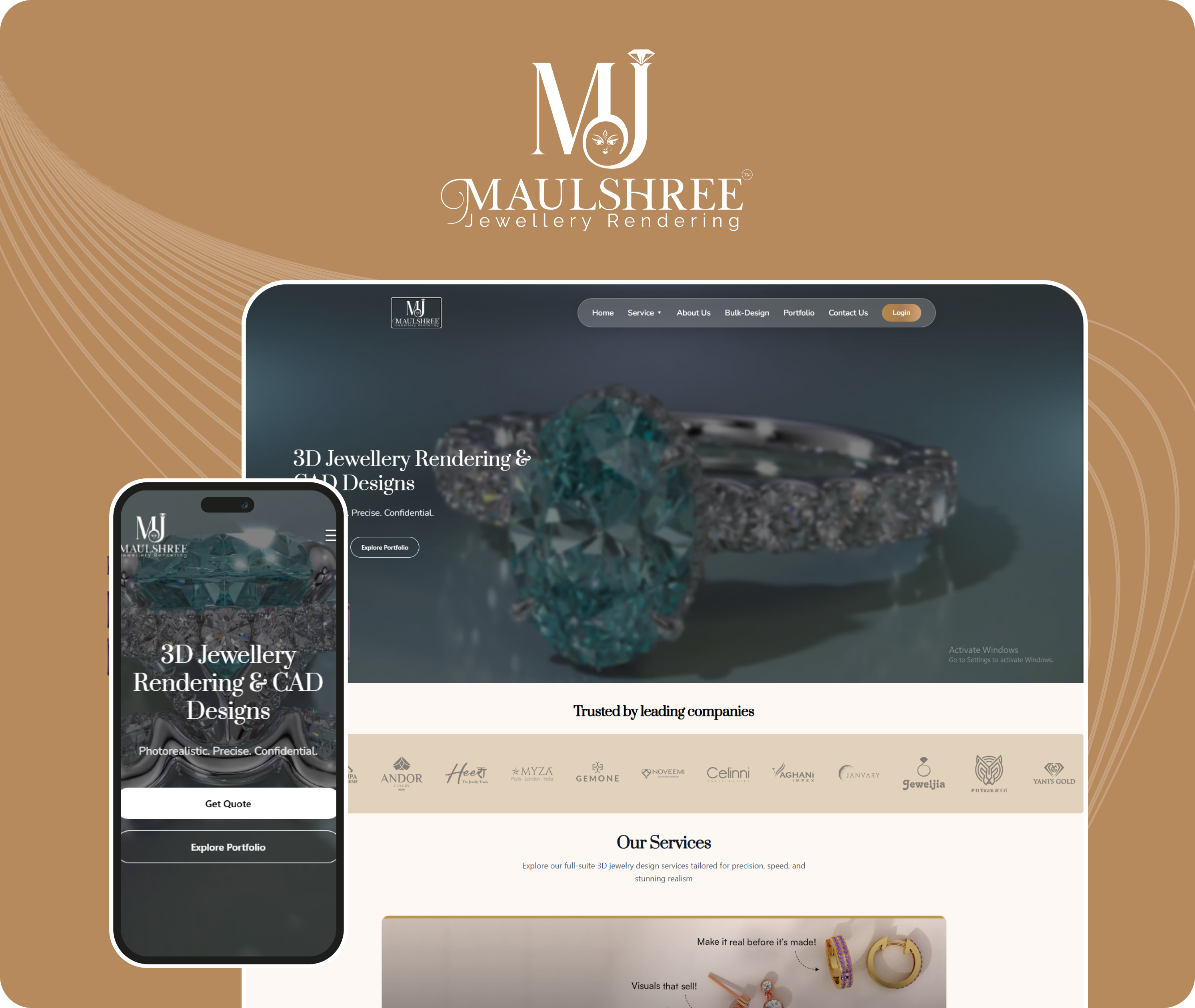 Maulshree Jewellery Rendering Project